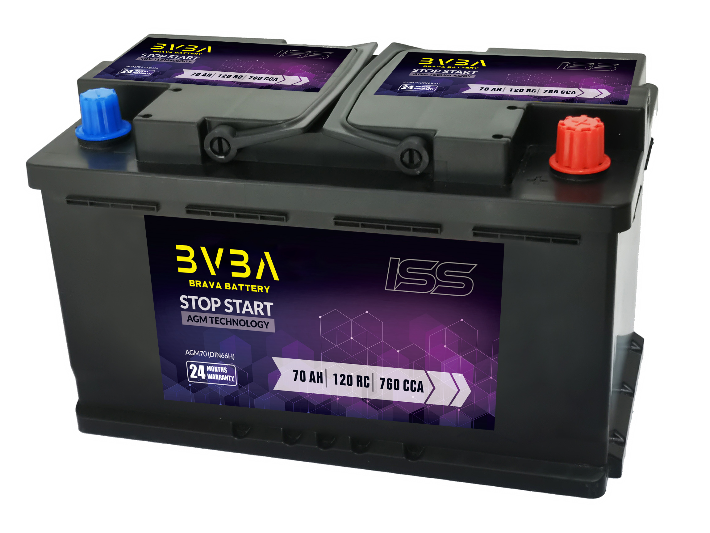 Battery 12V 70Ah Tech Power Start & Stop EFB