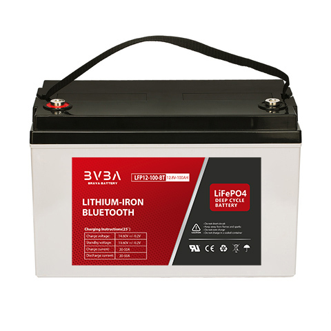 LFP12-100-BT 12V100Ah LiFePO4 battery with Bluetooth