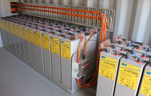 Solar panel battery