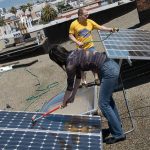 cleaning solar panels