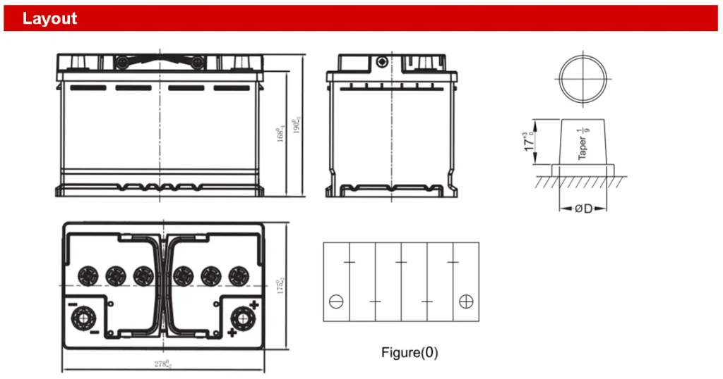 AGM70(DIN66H) 12v70Ah AGM Stop-Start battery - BRAVA