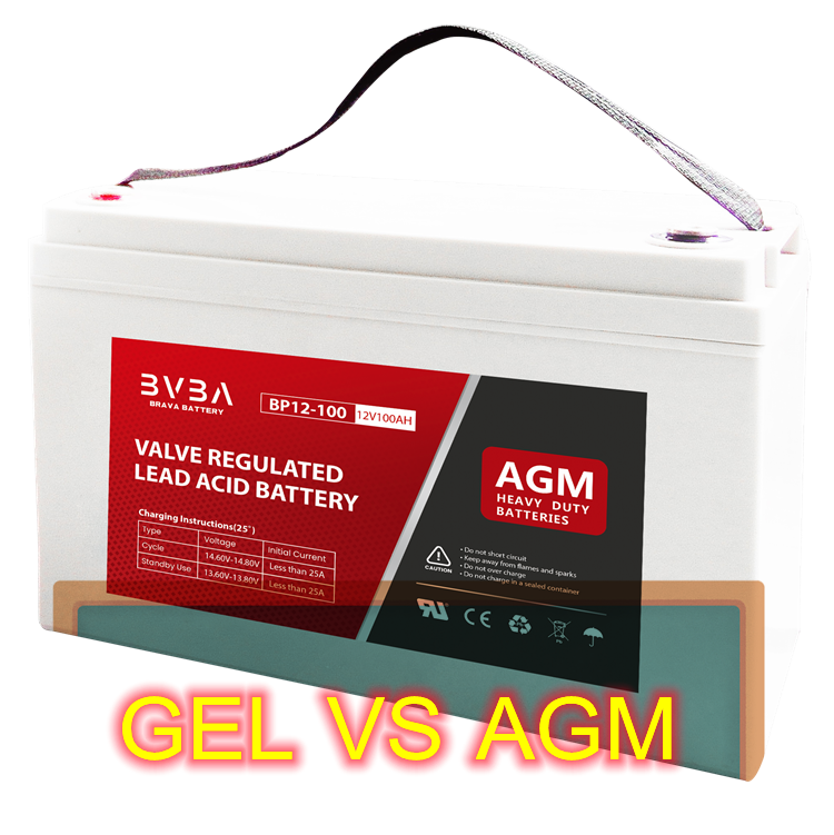 Hybrid GEL/AGM Deep Cycle Battery - 12V 100Ah