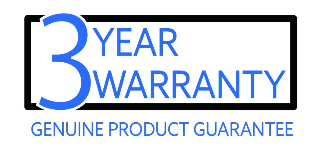 3 Year Warranty