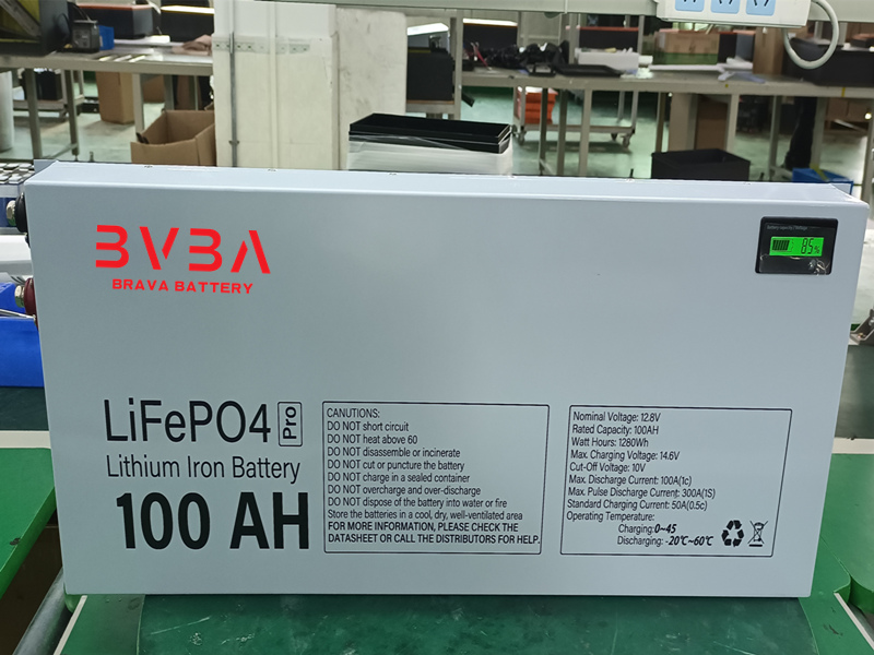 Slim Lifepo4 battery 12v100ah