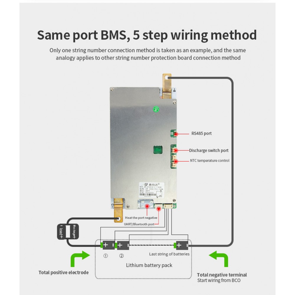 lifepo4 battery BMS with bluetooth