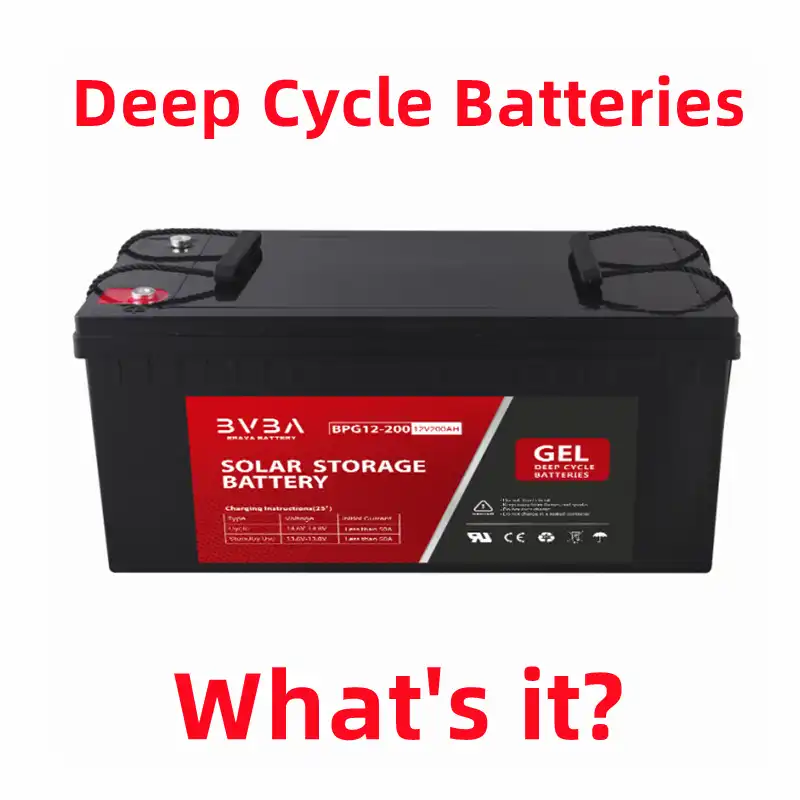 deep cycle batteries