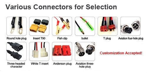 Connectors of lifepo4 battery