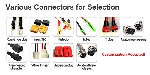 Connectors of lifepo4 battery