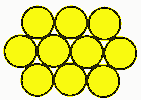 FCC with alternating long and short rows