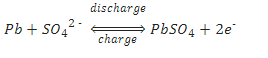 Lead-Acid Battery negative chemical reactioin