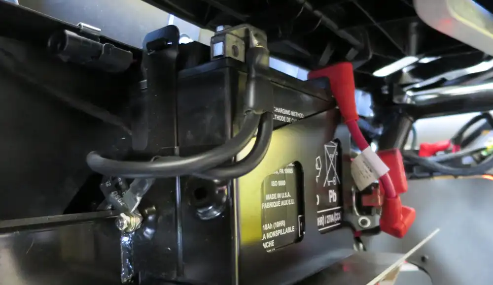 atm battery in atv
