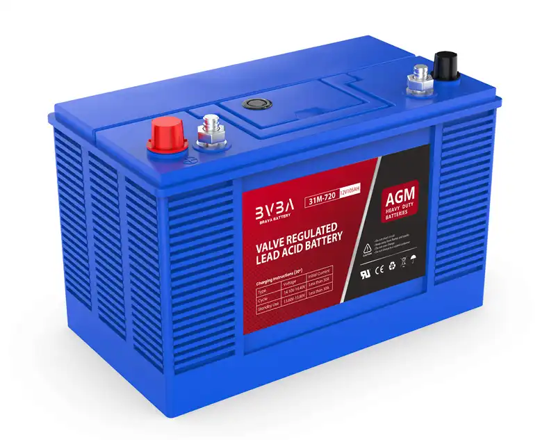 31M-720 12V105Ah dual purpose agm battery