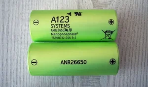 A123 vs ANR26650