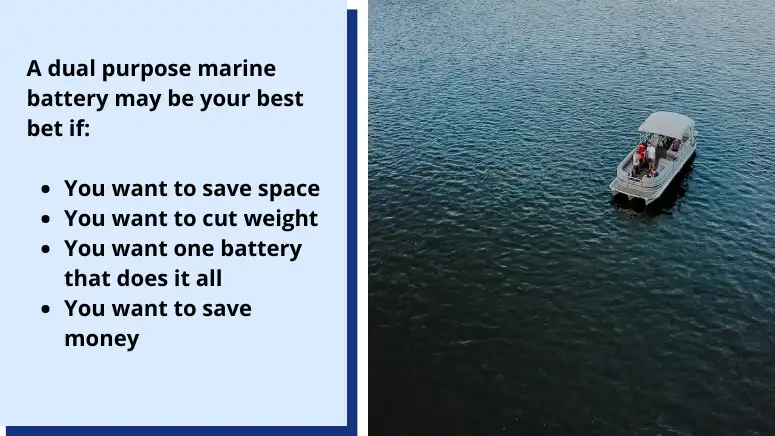 dual purpose marine battery