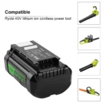 40v 6Ah mower Battery Replacement for ryobi